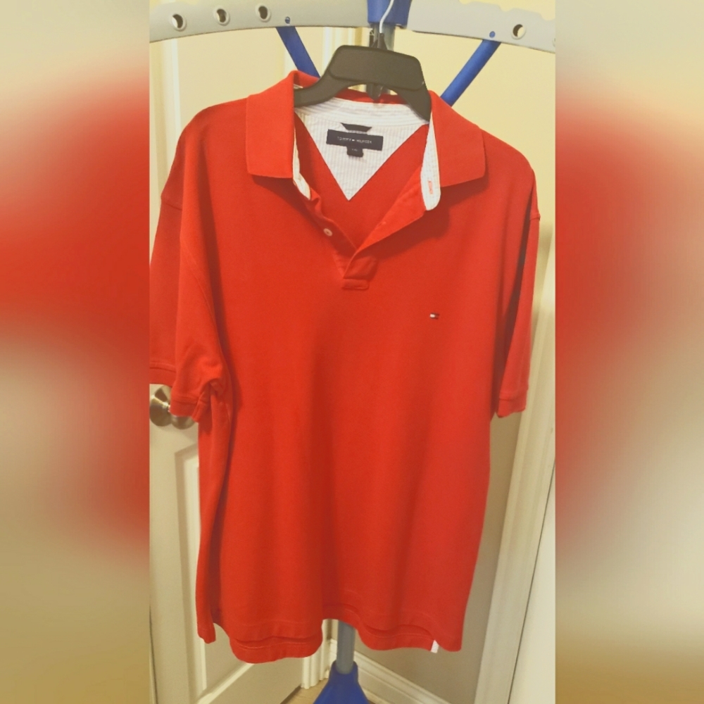 TOMMY HILFIGER Men's Regular Fit 1985 Polo‎ Size Large